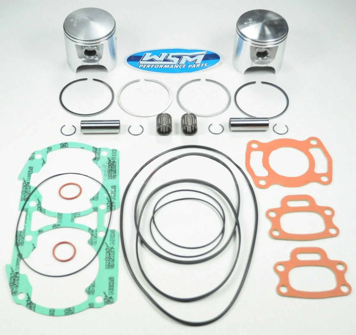 Piston Gasket Top End Rebuild Kit .5mm Over for Sea Doo 650 657 SPX GTX XP