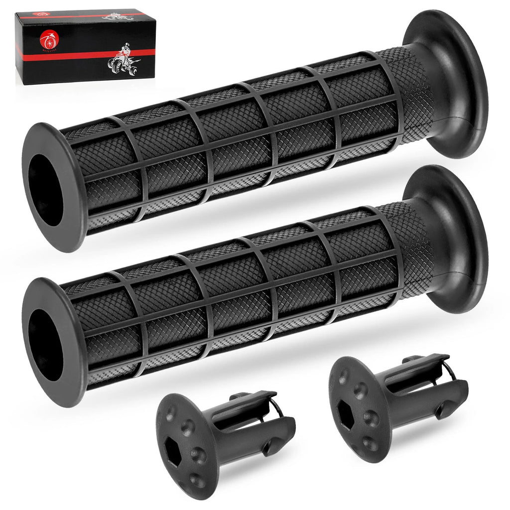 2pcs Handlebar Grips & Grip End for Honda Foreman Rubicon 500 520 (2005–2021)