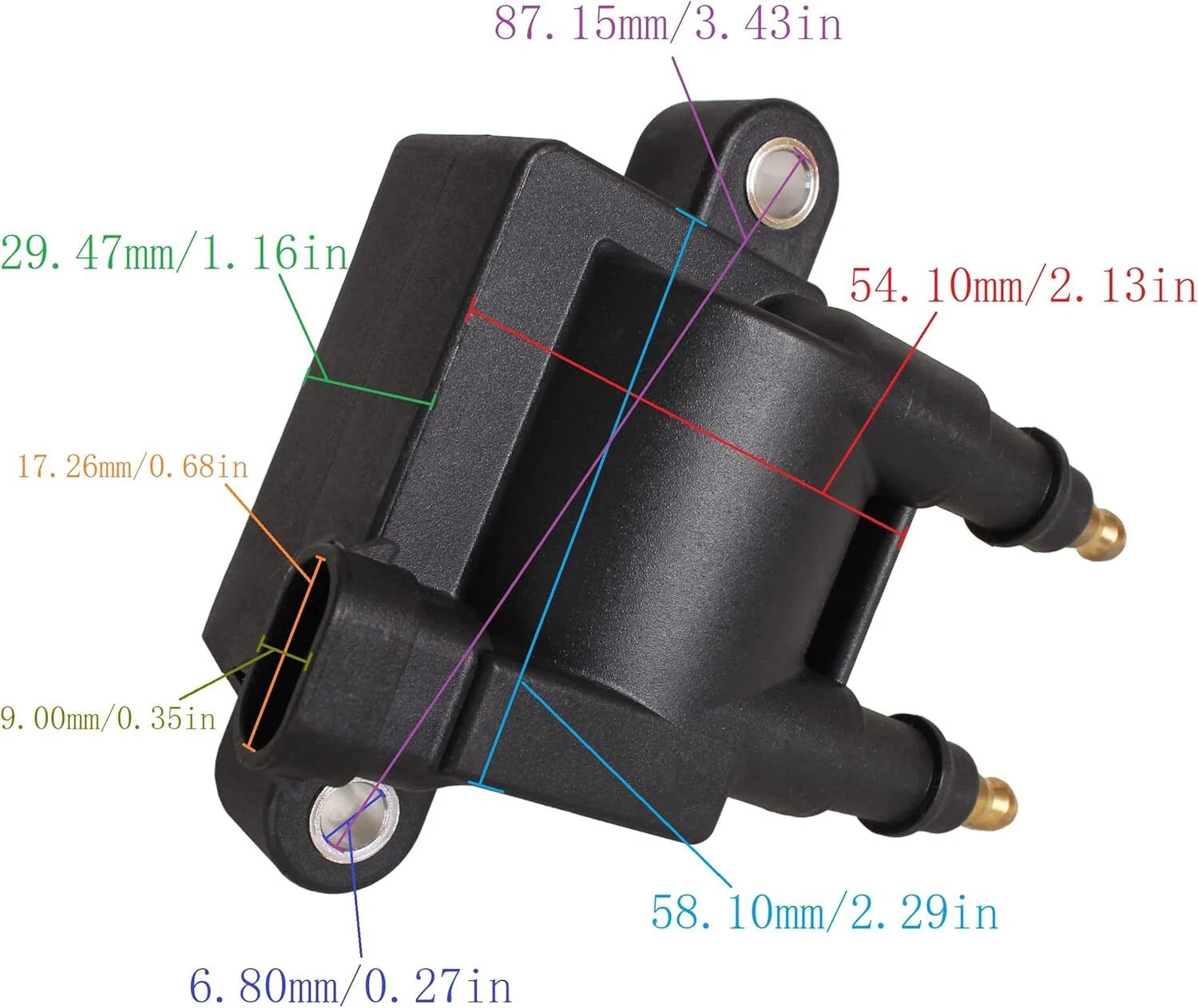Ignition Coil for Mercury Marine Mercruiser (8M0029482, 8M0044991)