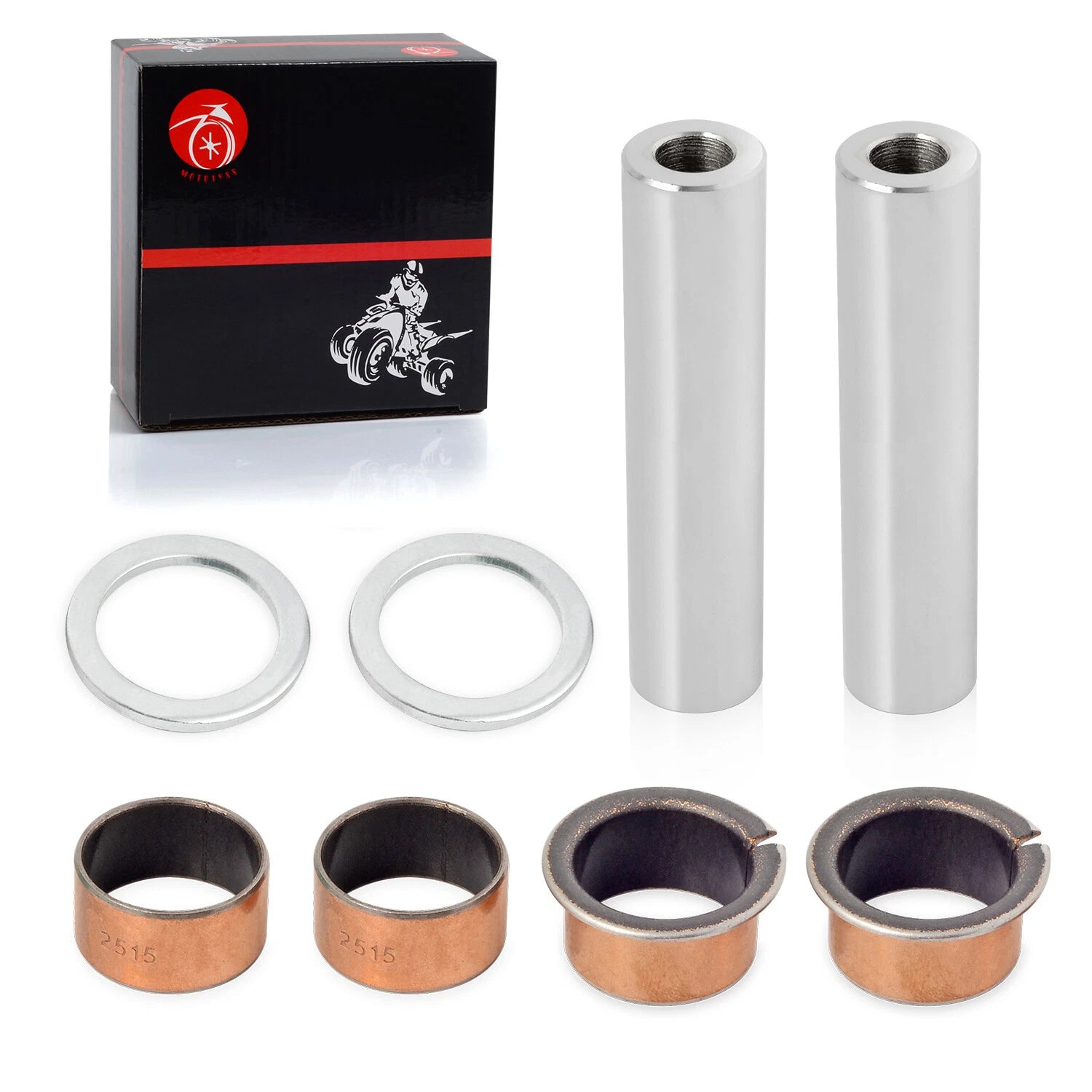 Spindle Bushings King Pin Tubes Kit for EZGO Golf Cart RXV TXT/PDS (2008–2023) 70648G01