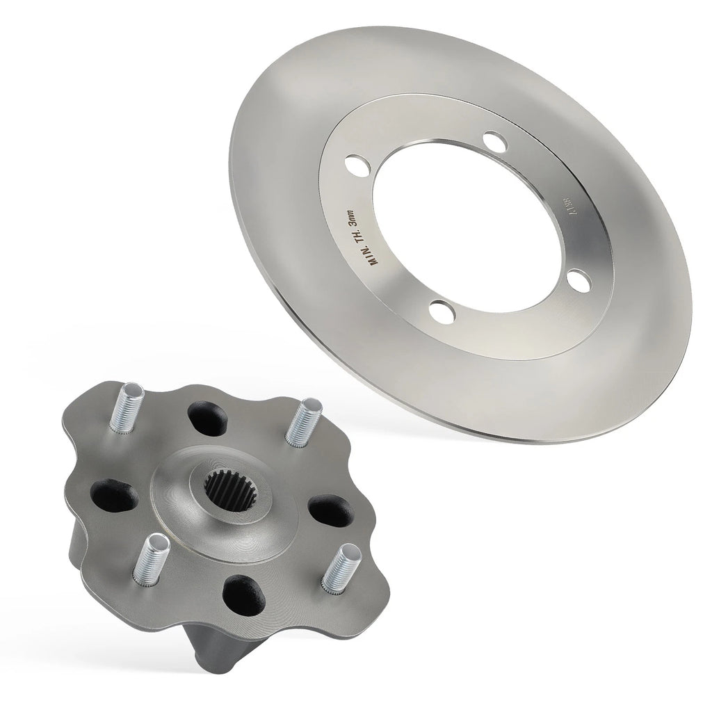 Front Wheel Hub & Brake Disc Rotor for Suzuki Vinson 500 (2002–2003)