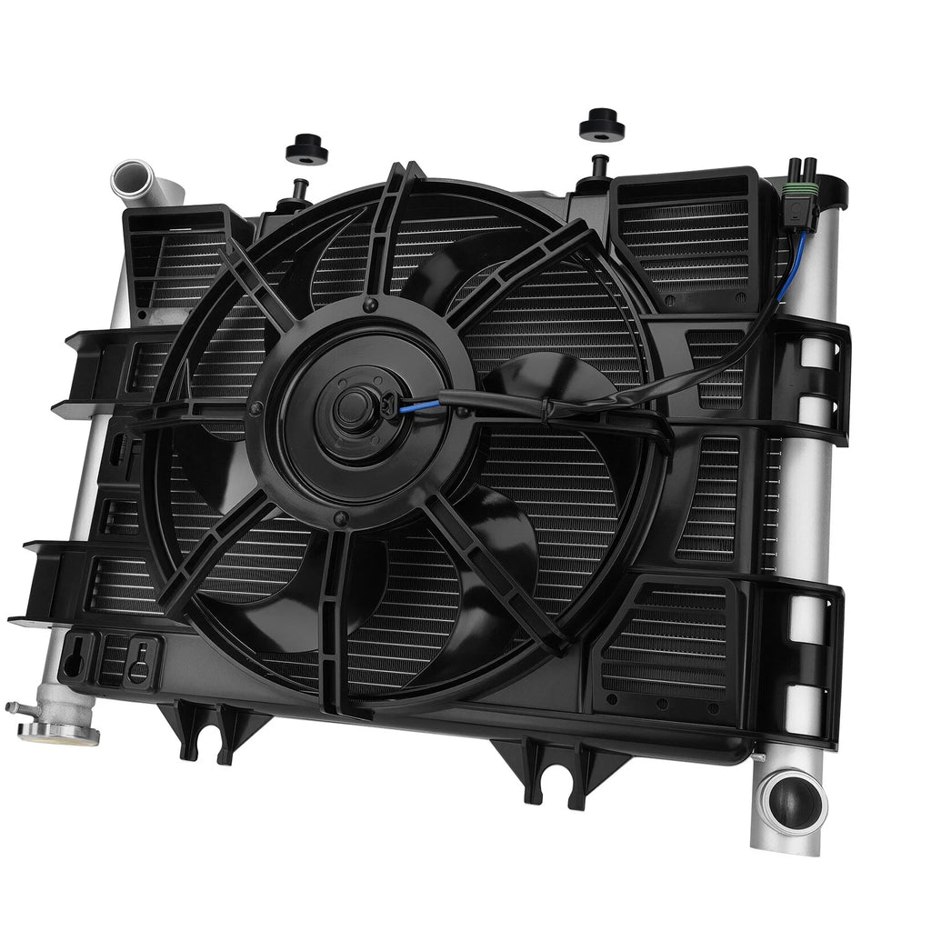 Aluminum Radiator + Fan Assembly + Bushing for Polaris Sportsman 850 (2009–2025)