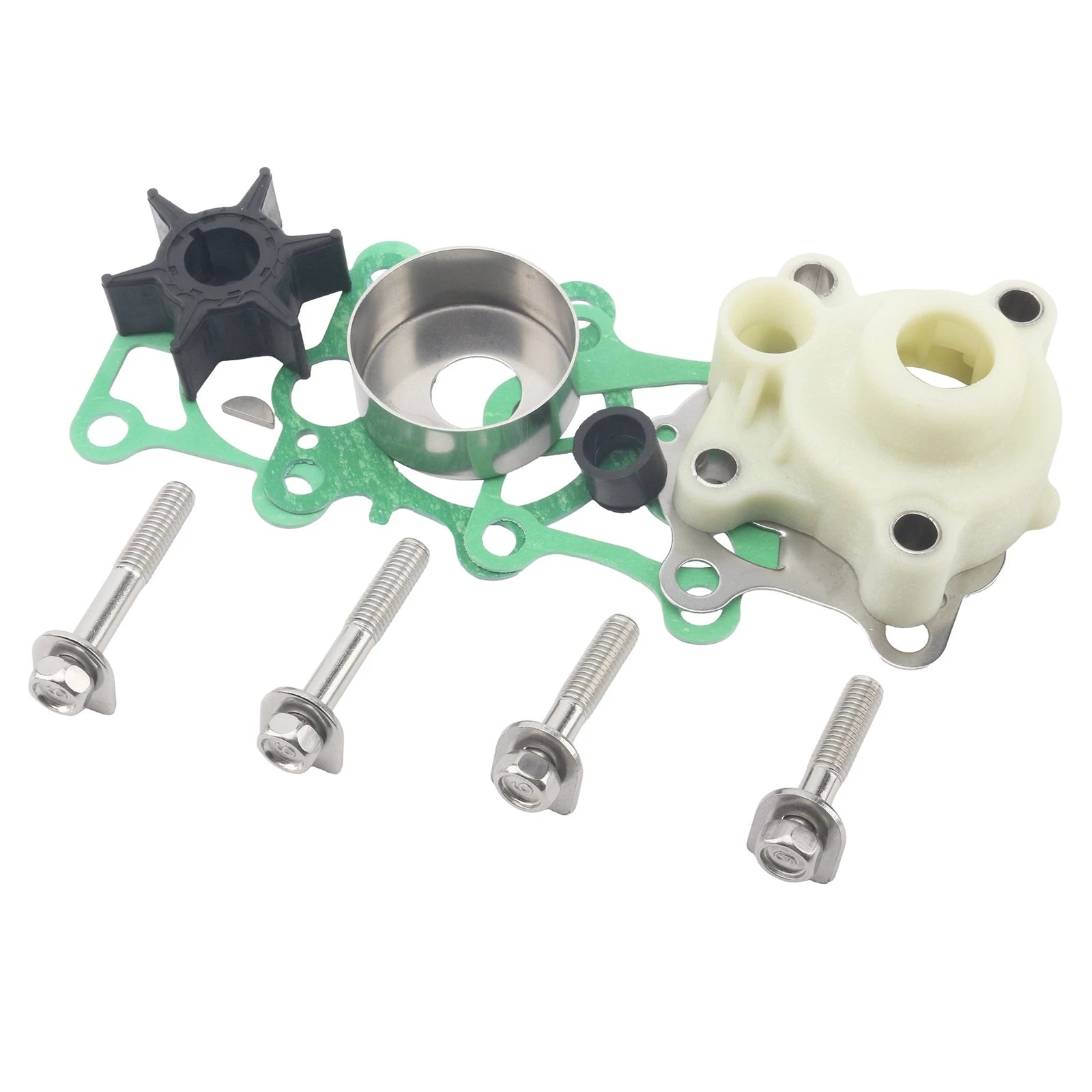 Water Pump Repair Kit for Yamaha 2 Stroke 25 30 HP Outboard Motor (1990–2023)