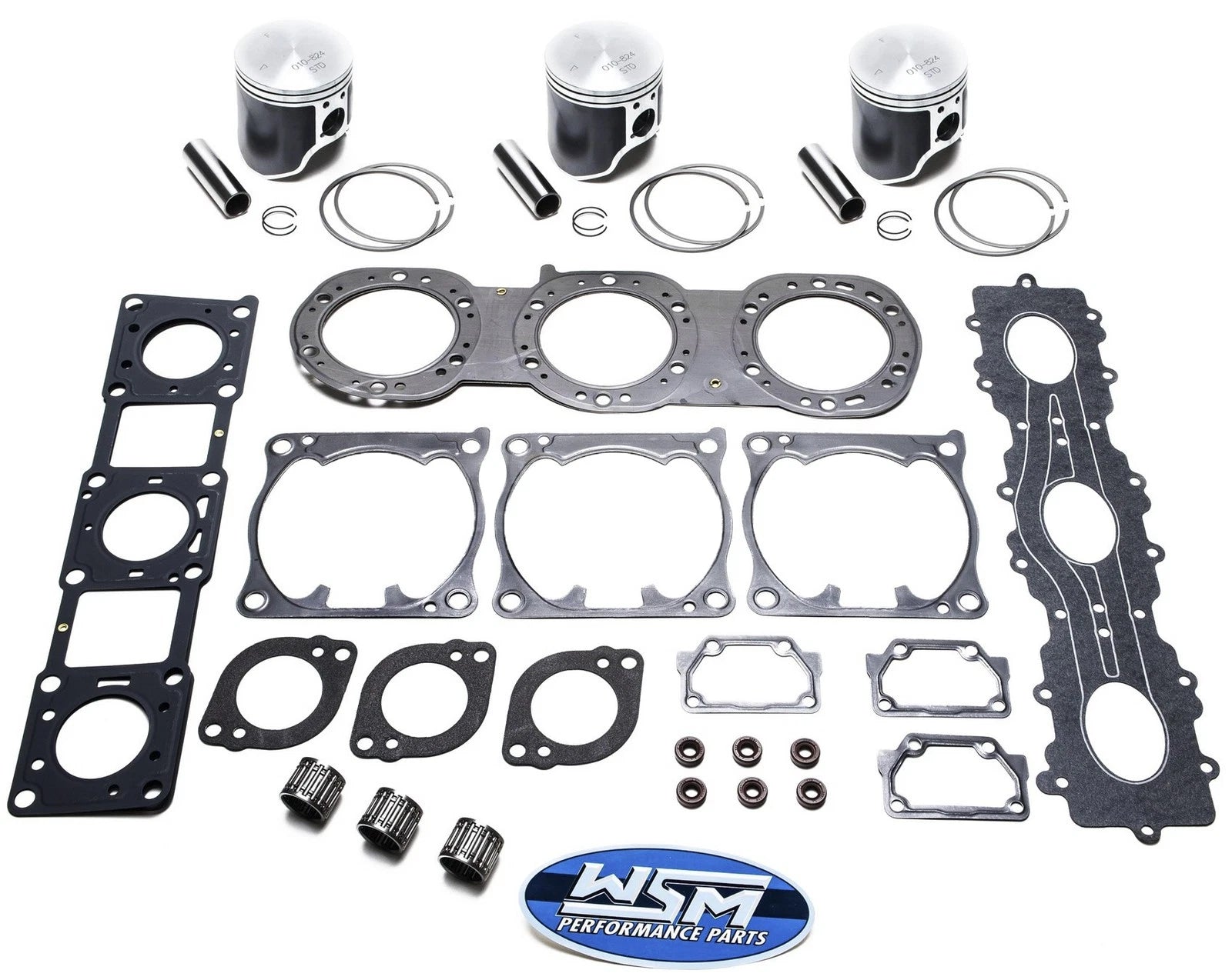 Top End Rebuild Kit for Yamaha GP1300R (2000–2005) - Piston Gasket + .25mm Over