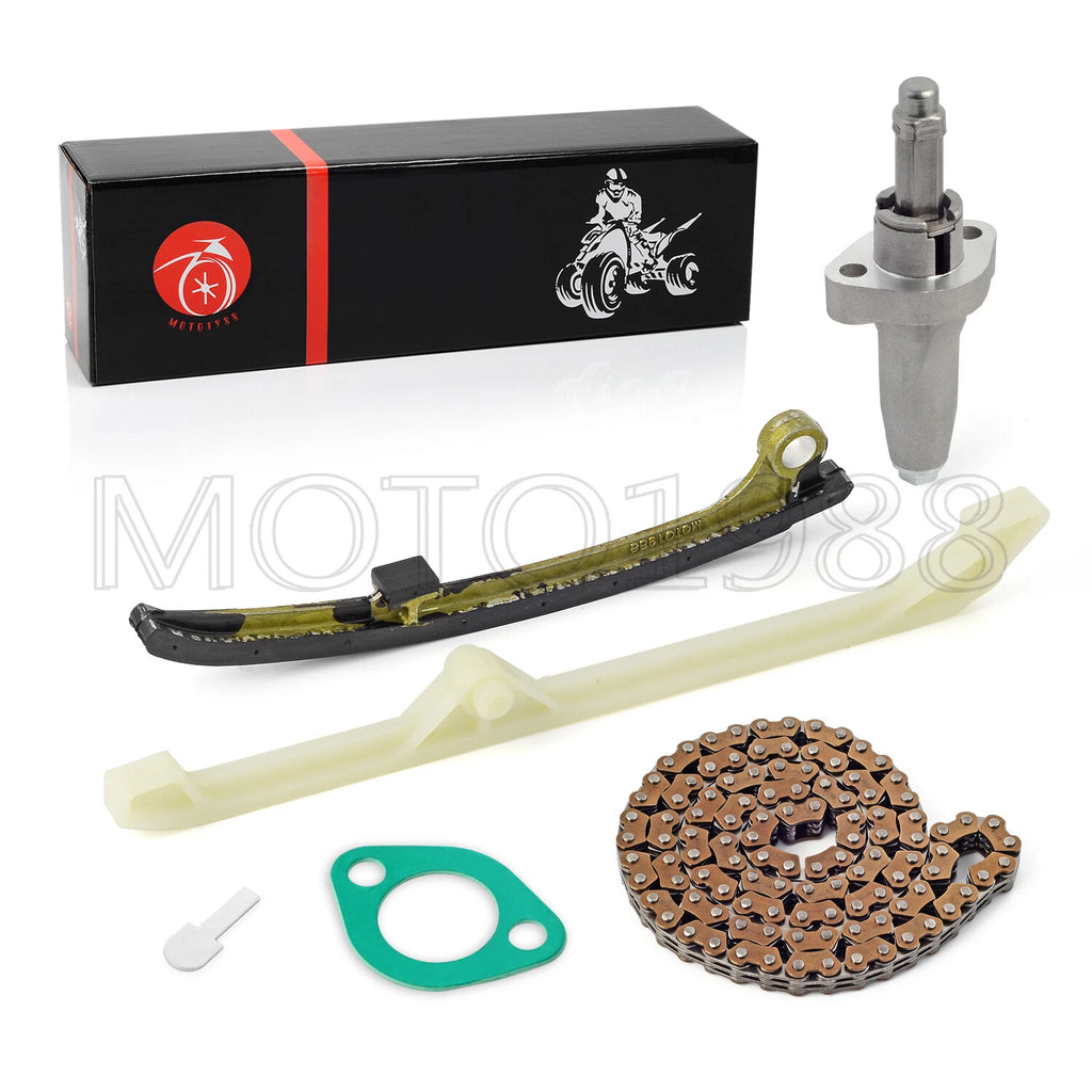 Tensioner Lifter & Cam Timing Chain + Guide for Honda Big Red 700 MUV700 (2009–2013)