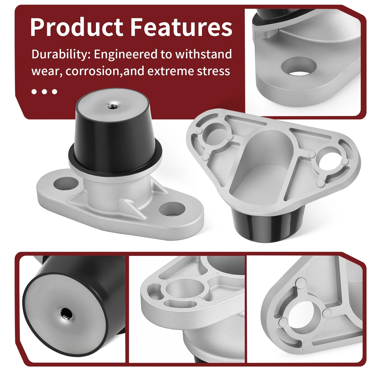 Set of 2 Engine Motor Mounts for Sea Doo GTS 130 (2011–2025) 270000882 270000885