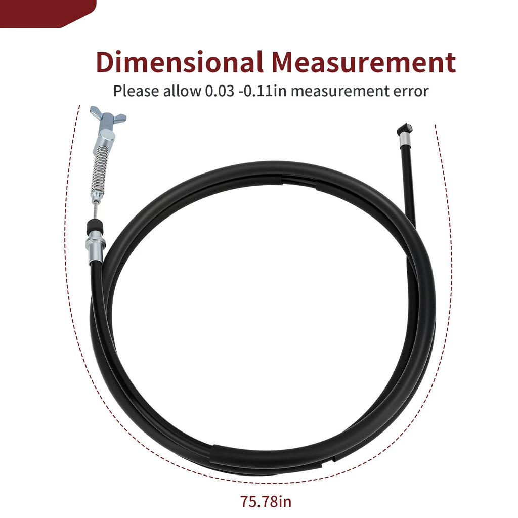 Rear Parking Brake Cable for Yamaha Grizzly 350 YFM350 IRS (2007–2011) 4S2-F6341-00-00
