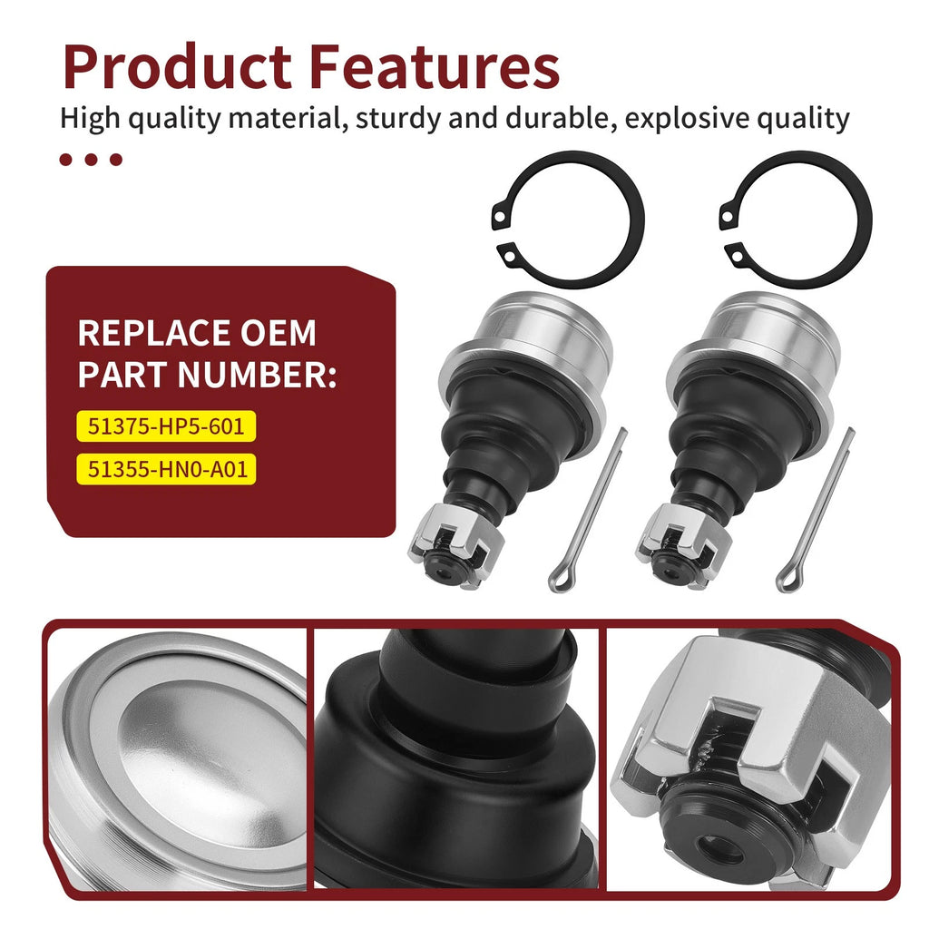 Upper or Lower Ball Joints for Honda Rubicon TRX520FA5/FA6/FA7/FM6 (2020–2024)