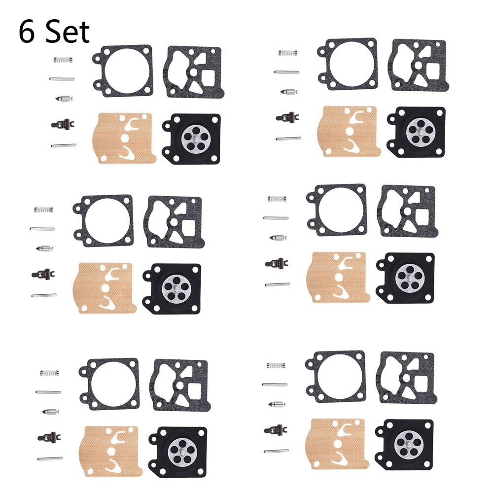 Set of 6 Carburetor Repair Rebuild Kits for Stihl 021 023 MS210 MS230 Walbro K11-WAT