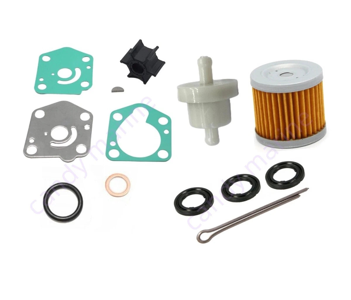 Maintenance Kit for Suzuki Outboard DF 9.9 15 HP (17400-94810, 17461-93901)