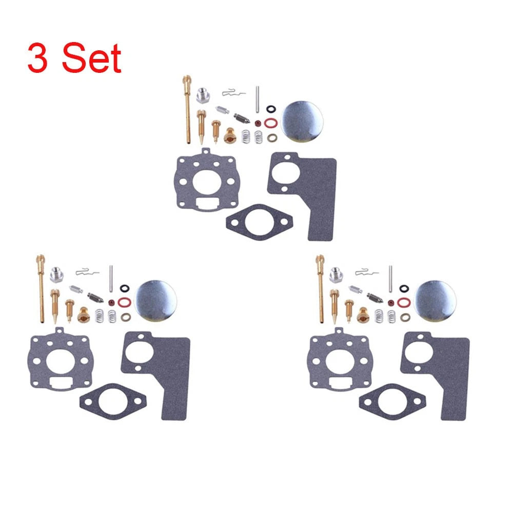 Set of 3 Carburetor Gasket Repair Kit for B & Stratton (394989, 243431, 243432, 243436)