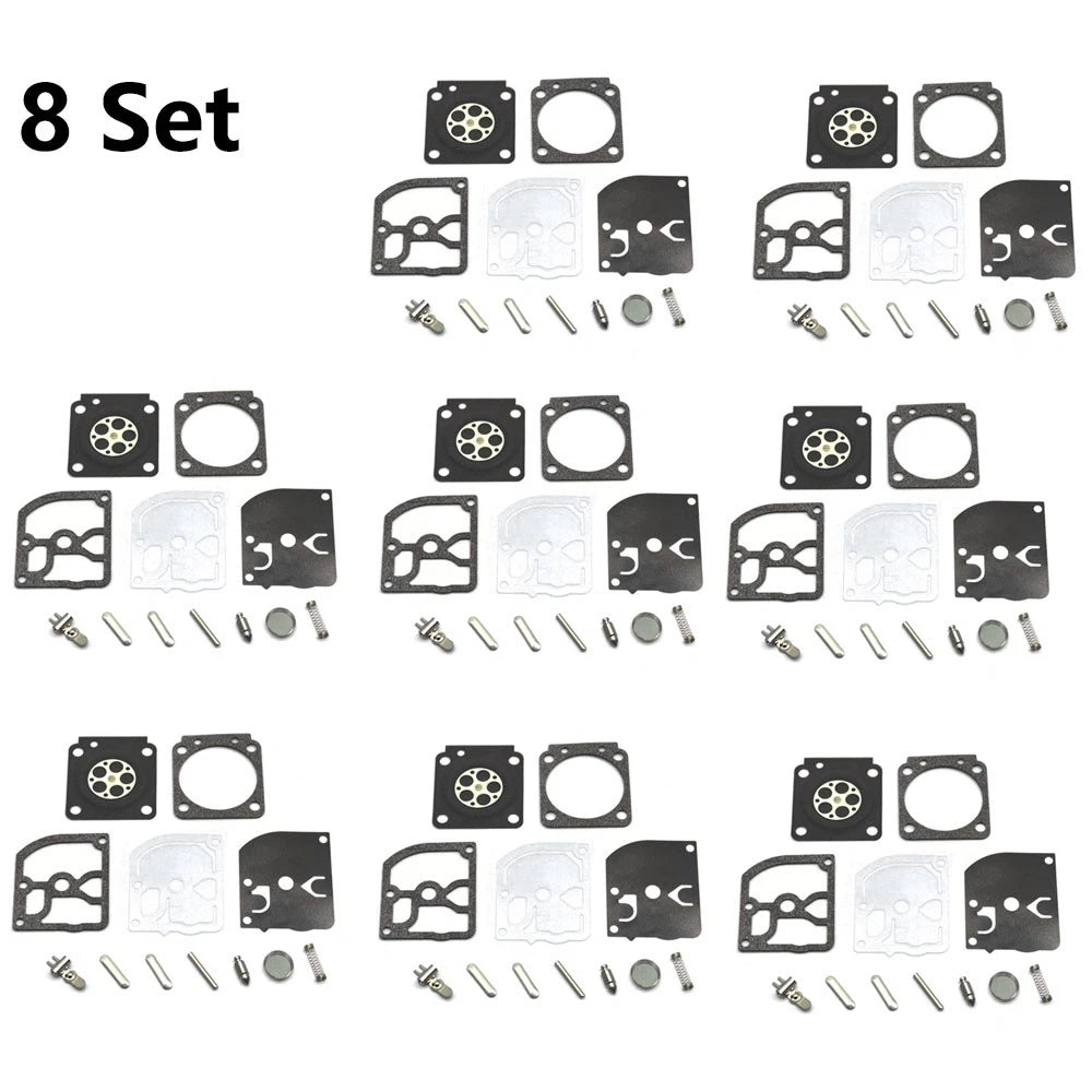 8x Carburetor Repair Kit for Zama RB-130 Husqvarna 570 575XP 576XP (–)