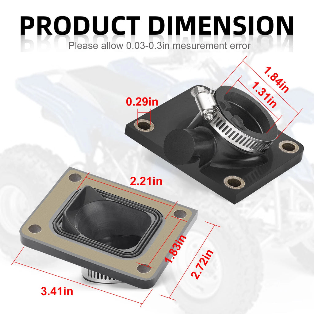 Intake Manifold Interface for Yamaha Blaster YFS200 (1988–2006)