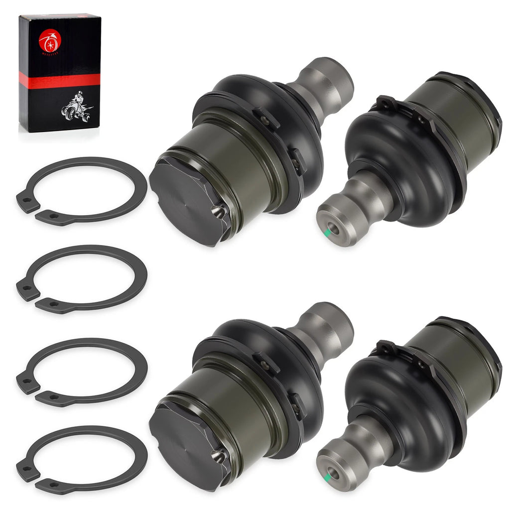 Set of 4 Upper Lower Ball Joints for Arctic Cat 650 V2 H1 TRV TBX 4x4 (2004–2012)