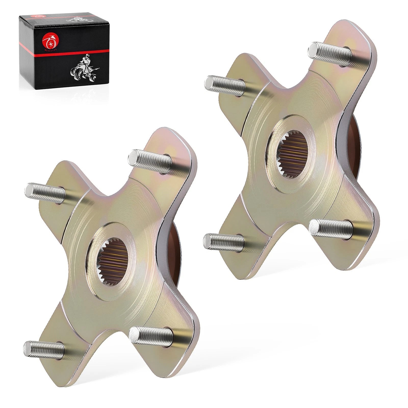 Set of 2 Front or Rear Wheel Hubs for Can-Am Outlander 800R (2009–2012)
