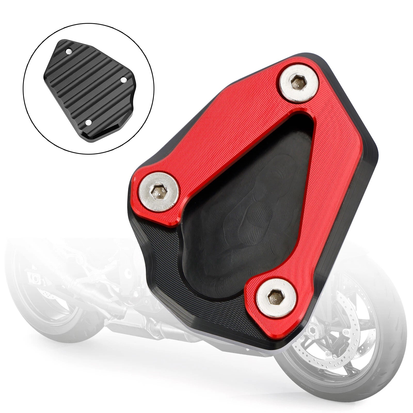 Kickstand Enlarged Plate Pad for BMW S1000RR (2020–2023) a9