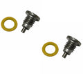 2X Marine Magnetic Outdrive Gear Case Drain Plug