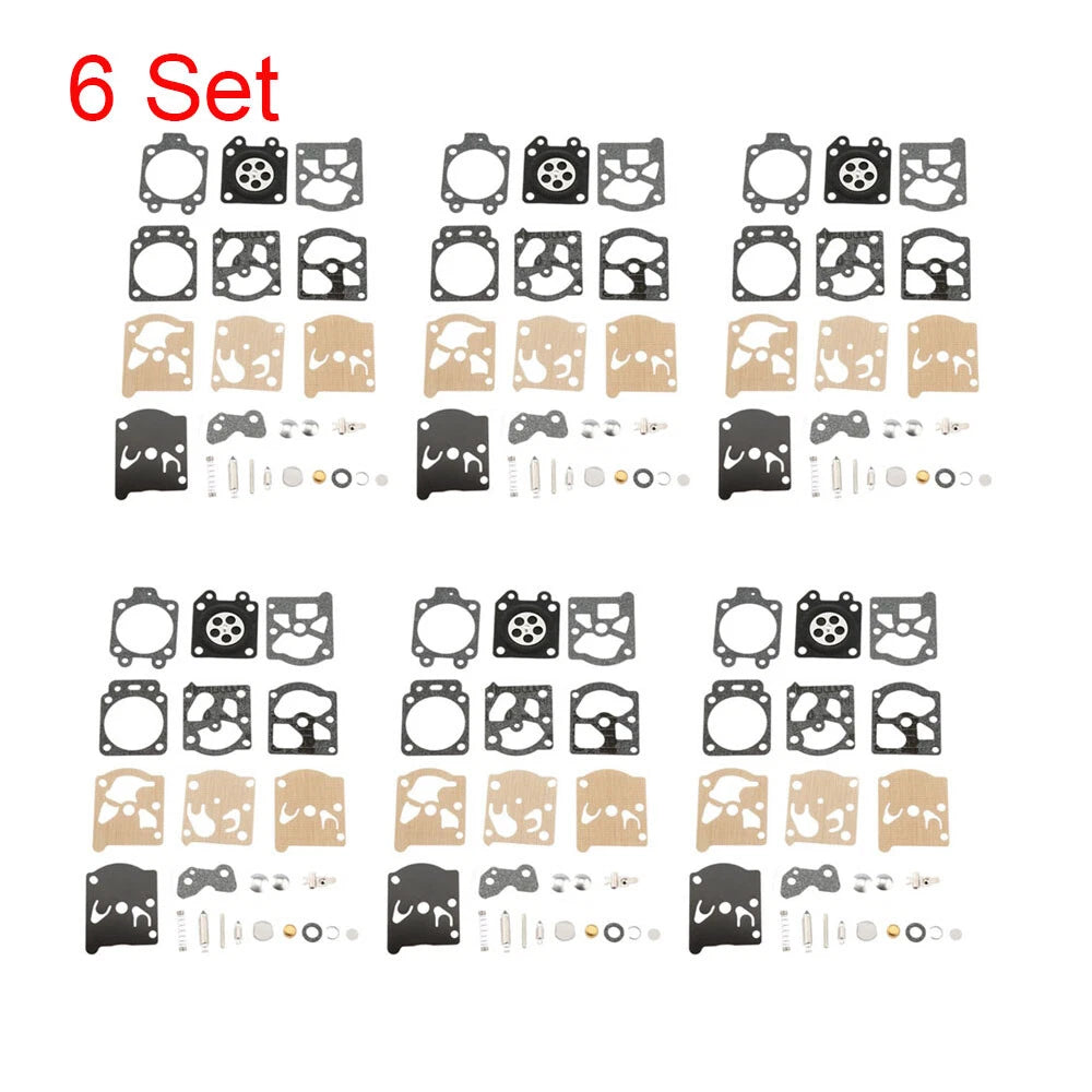 Set of 6 Carburetor Repair Kits for Echo CS3000, Stihl 021 023 025 026