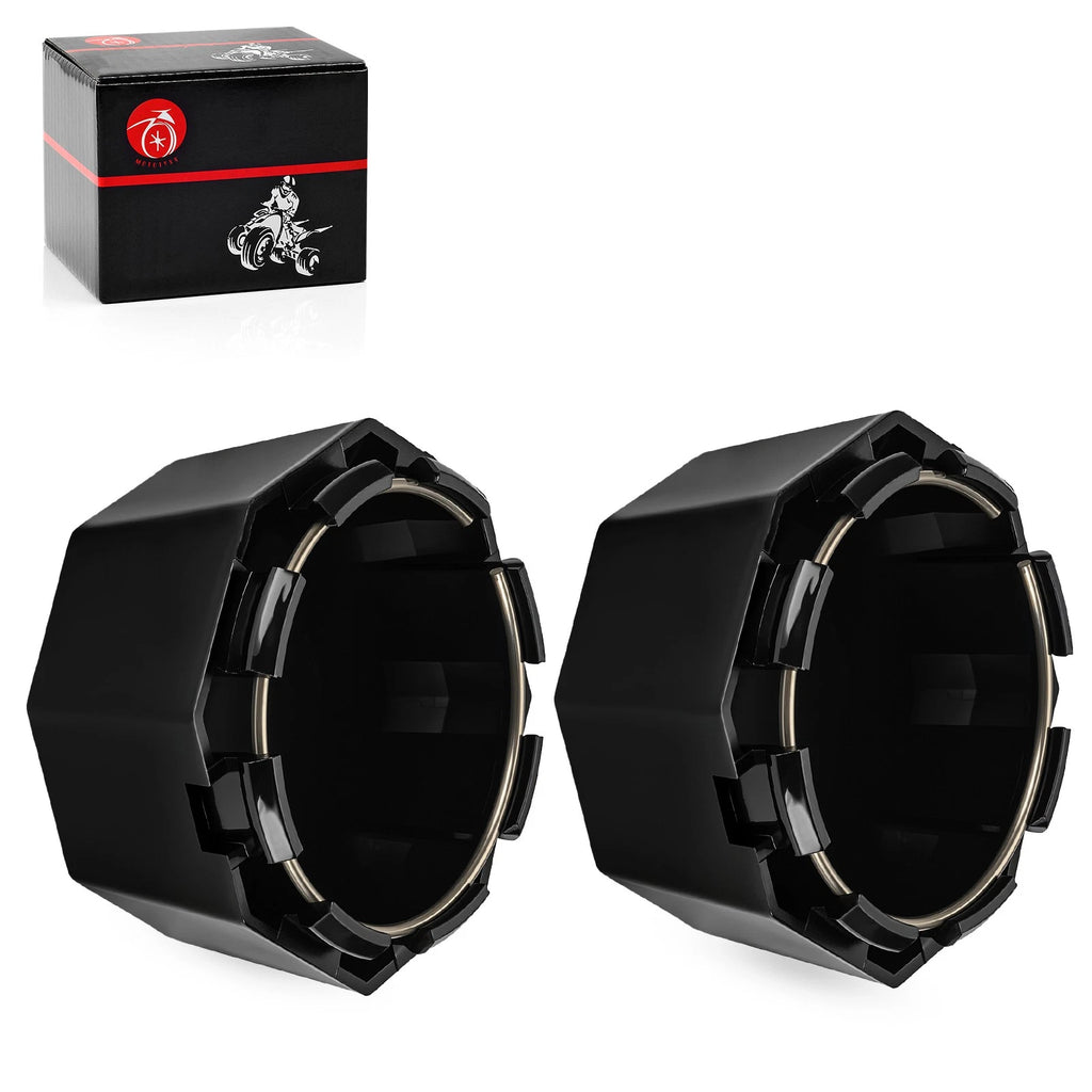 2pcs Black Hub Cover 5451374-458 for Polaris Sportsman 570 (2020–2024)