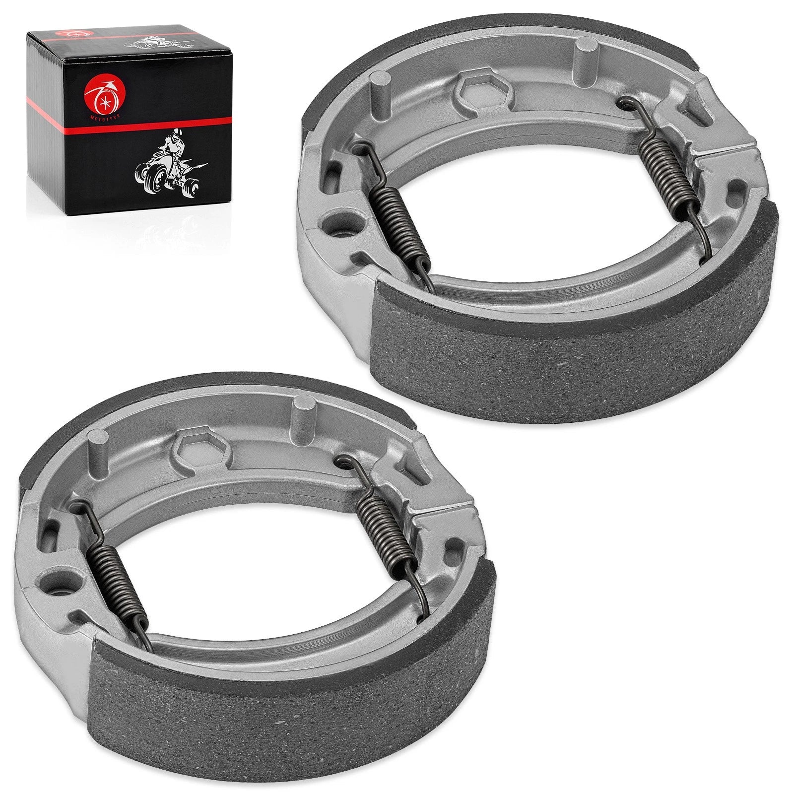 2 Pcs Brake Shoes Kit for Yamaha Moto 4 YFM200 YFM225 YFM350ER Champ 100 YFM100