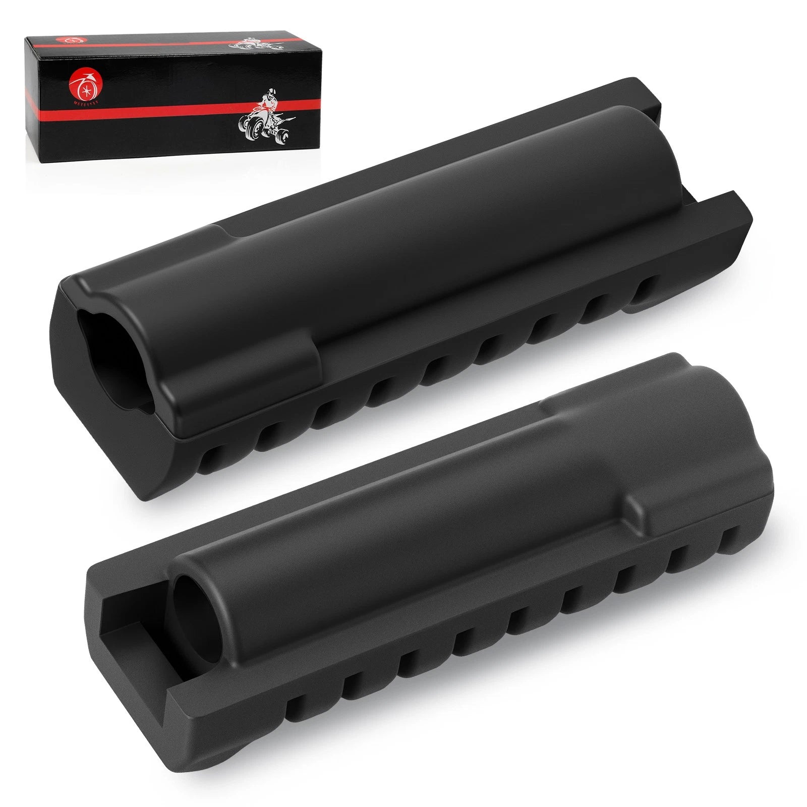 Set of 2 Rubber Foot Rests Pegs for Suzuki QuadSport 80 LT80 (1987–2006) 43551-40B00