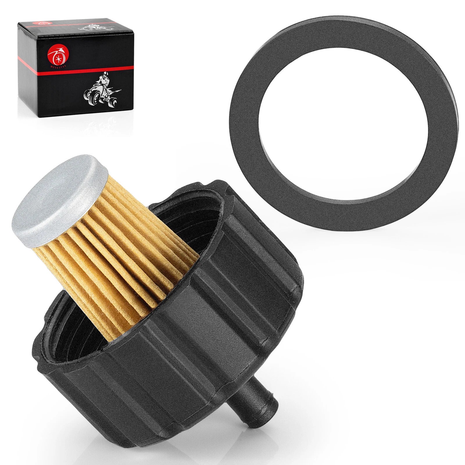 Fuel Filter w/ Gasket for Yamaha Golf Cart G2 G5 G8 G9 G11 G21 (1990–2002)