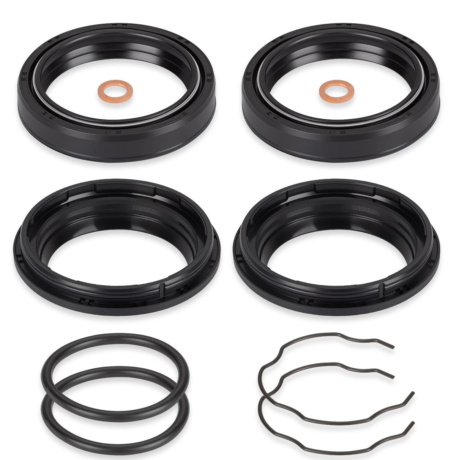 Set of 2 Front Fork Oil Seals for Suzuki GSX1300R Hayabusa (2008–2024) / GSXR1000 (2005–2008)