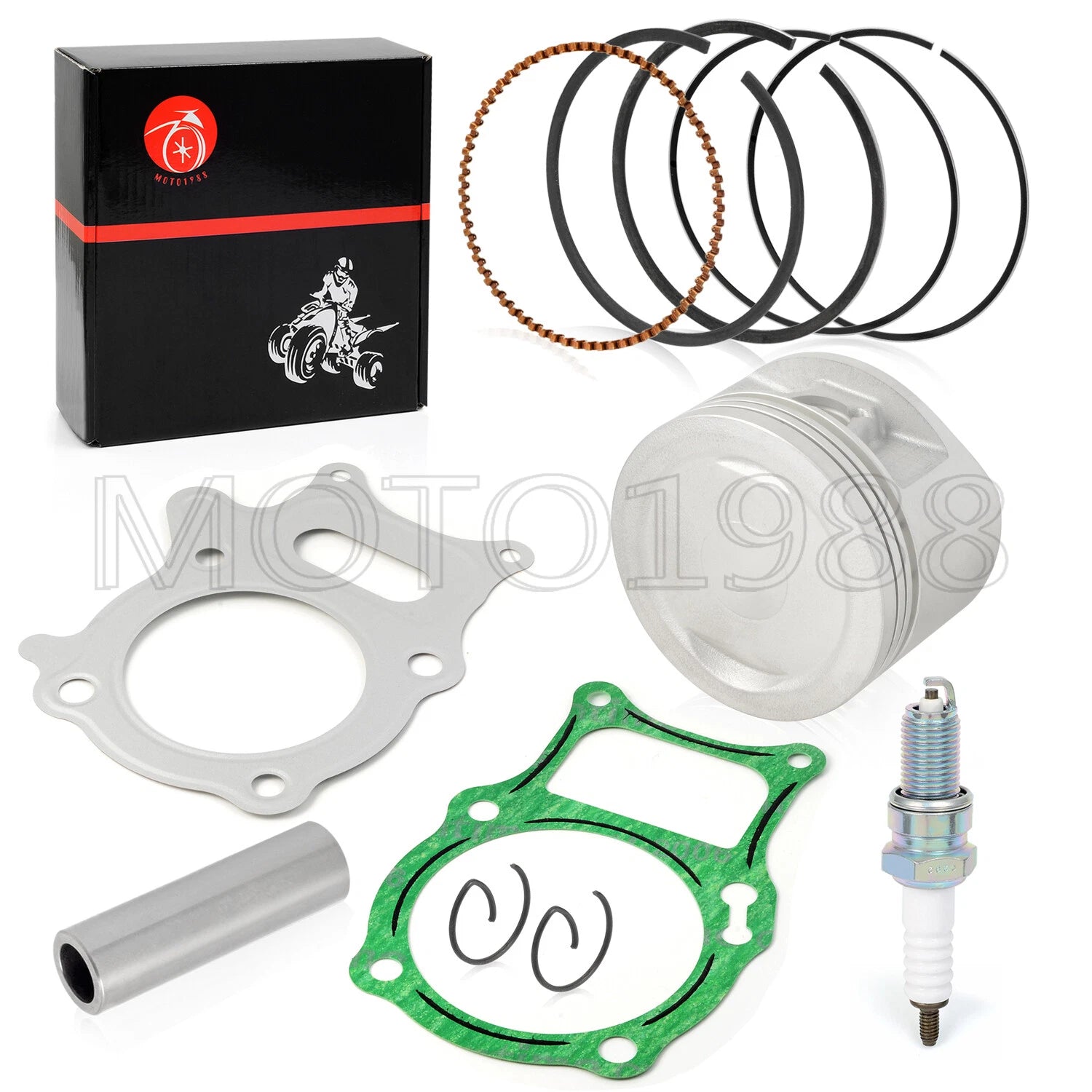 .75mm O.S Engine Top End Piston Gasket Kit for Honda Recon 250 (2002–2023)