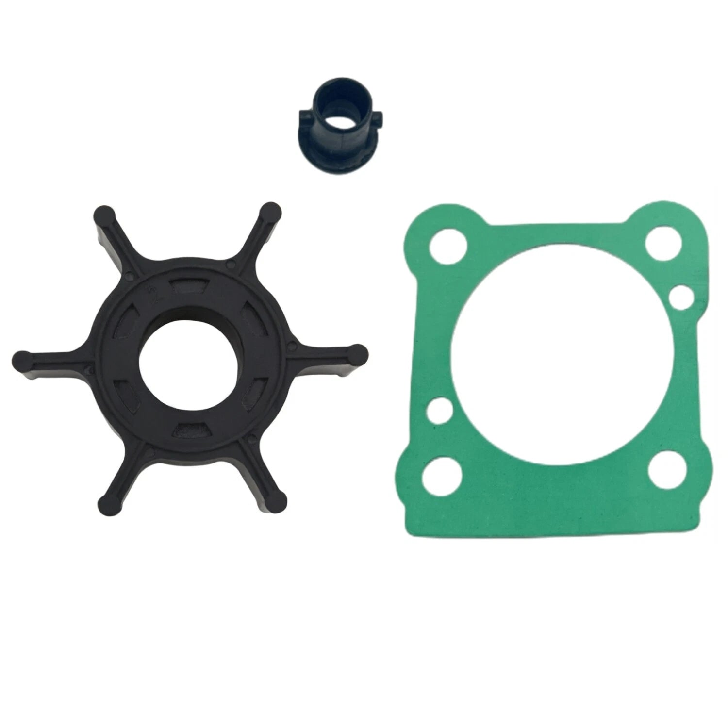Water Pump Impeller w/Gasket 6G1-44352 for Yamaha 2-Stroke 6-8 HP Outboard