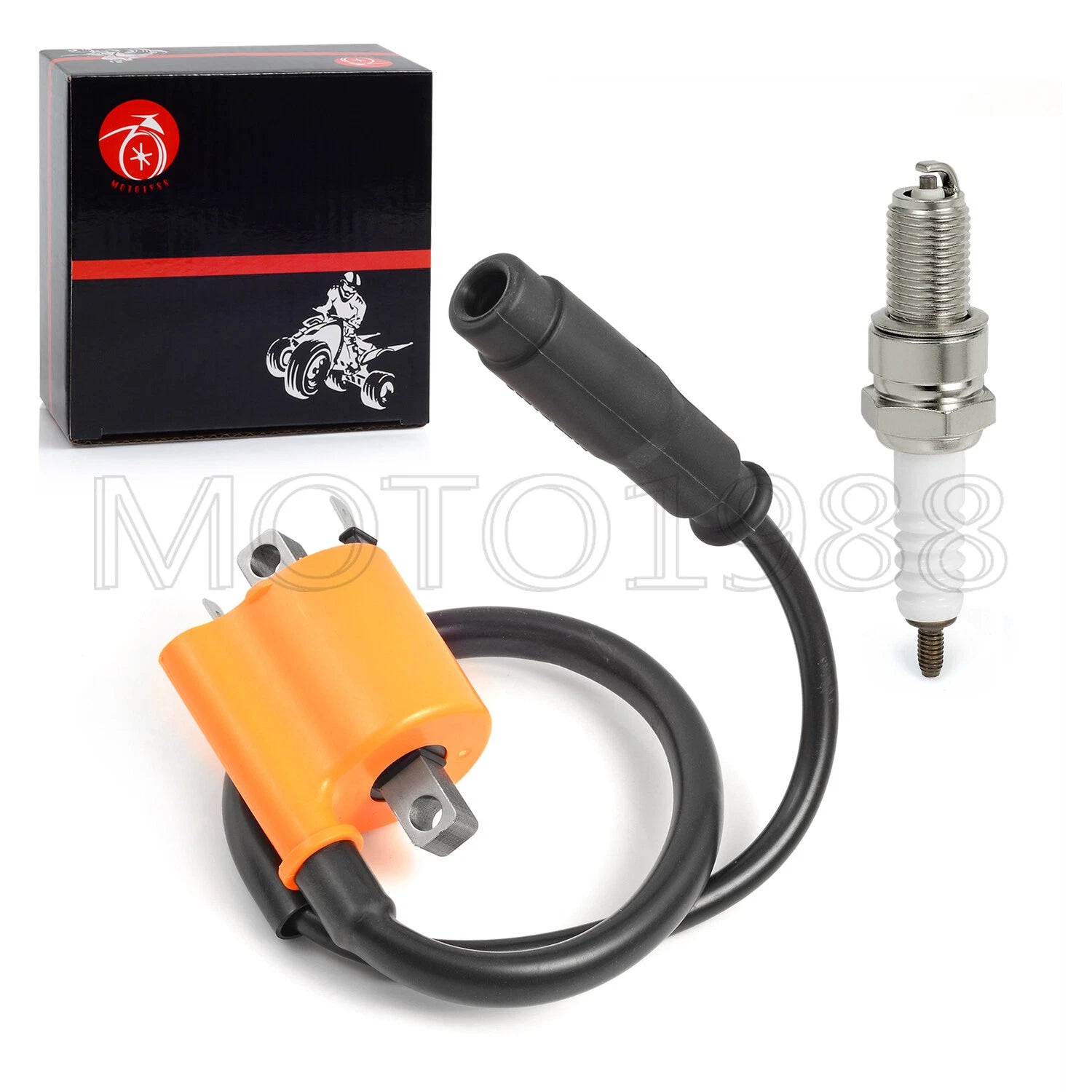 Ignition Coil Pack + Spark Plug + Cap for Kawasaki Teryx 750 (2009–2013)