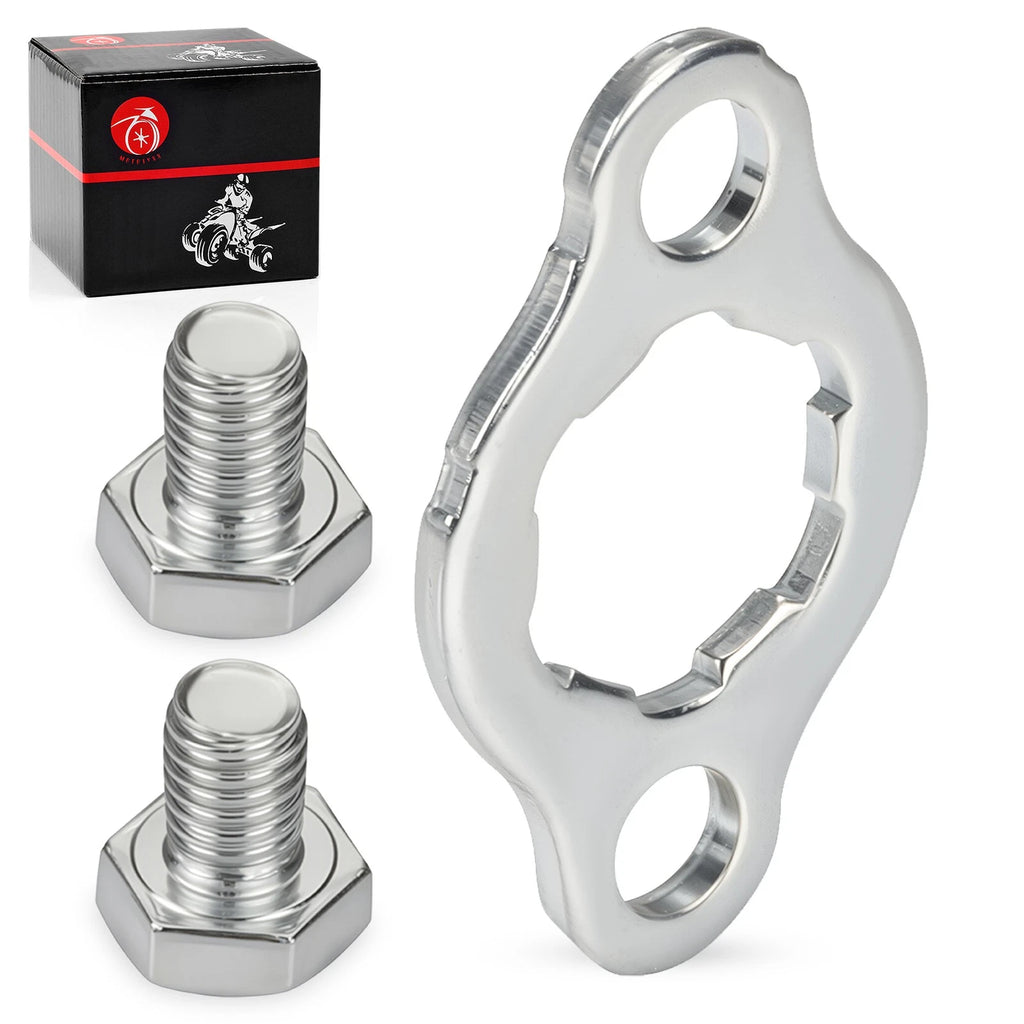 Front Sprocket Retainer Plate with Bolts for Honda CRF80F CT70 C70 XR75 XL75 (2004–2023)