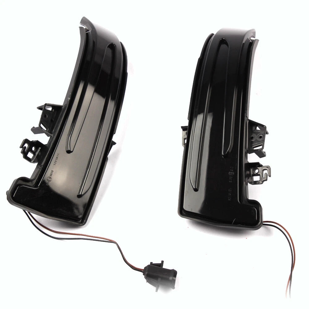 LED Sequential Turn Signal Side Mirror Lights for Benz C E S CLA CLS Class (2010–2023)