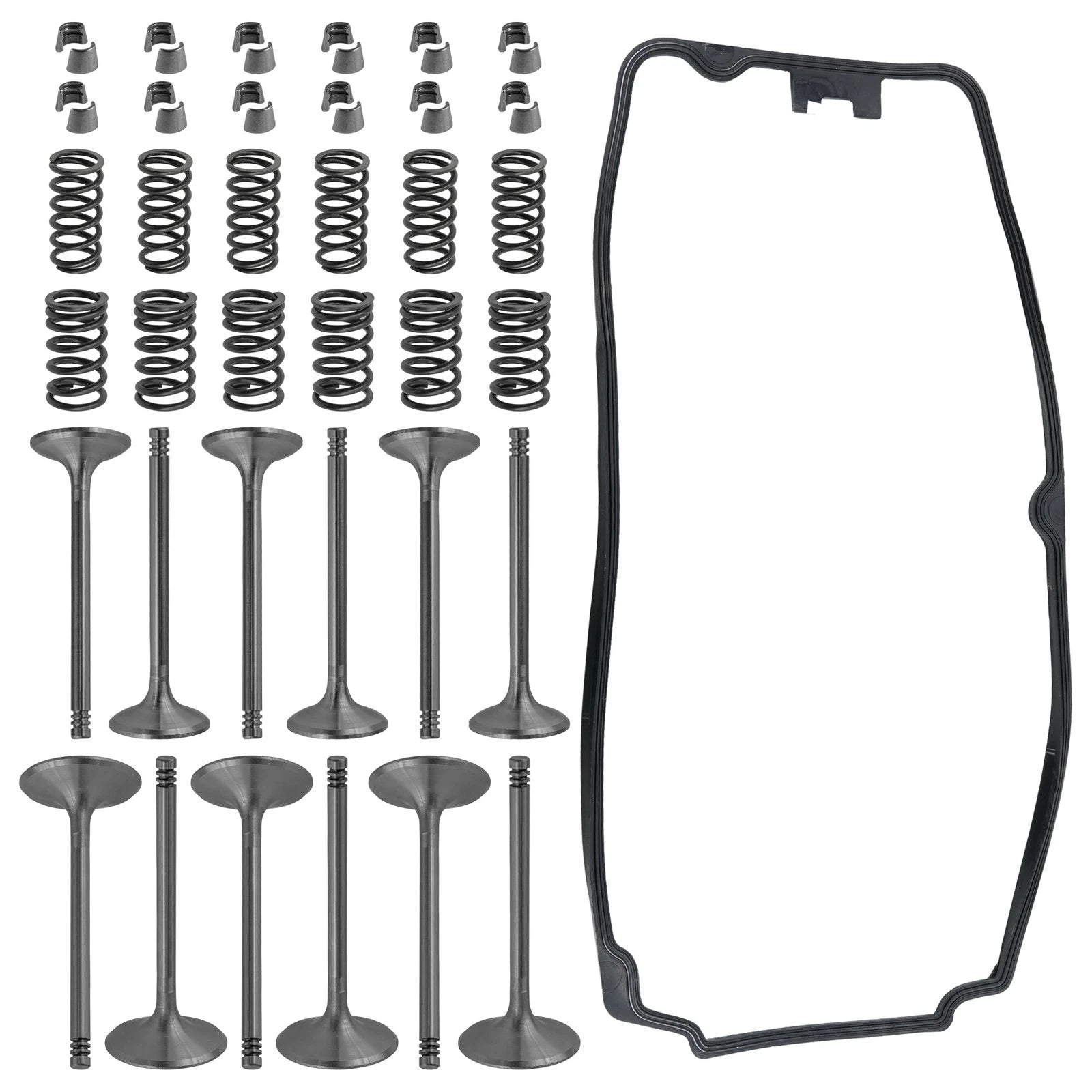 Cylinder Head Intake Exhaust Valve Kit for Seadoo GTX 155 215 230 260 300 (2008–2023)