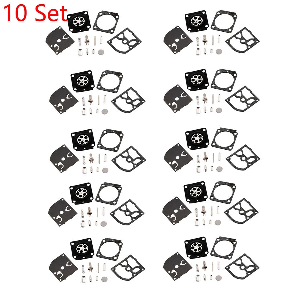 Set of 10 Carburetor Repair Kits for STIHL HS45 FS55 FS38 BG45 ZAMA RB-100