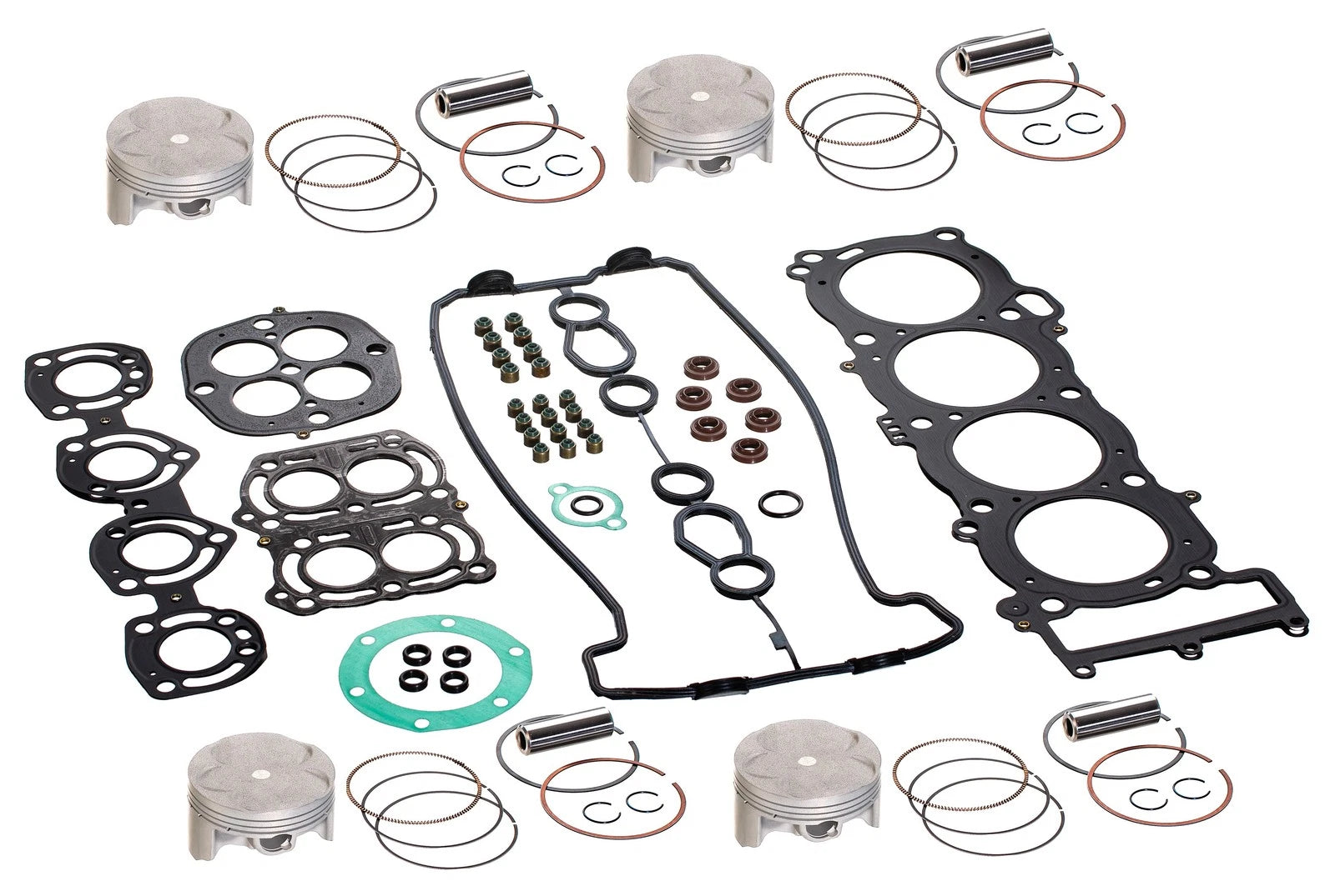 Top End Rebuild Piston Gasket Kit for Yamaha SX AR 212 FX Cruiser 1100 HO (.50)