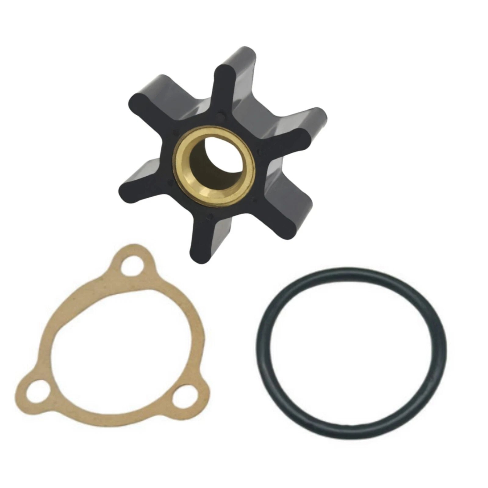 Impeller for Yanmar 1GM 1GM10 (Repl 128176-42071, 128170-42070, Jabsco 1411-0001)