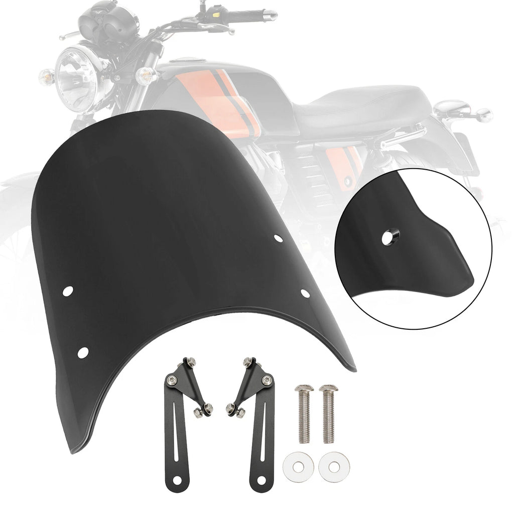 Windshield WindScreen for Moto Guzzi V7 Classic V9 Bobber (2016–2023)