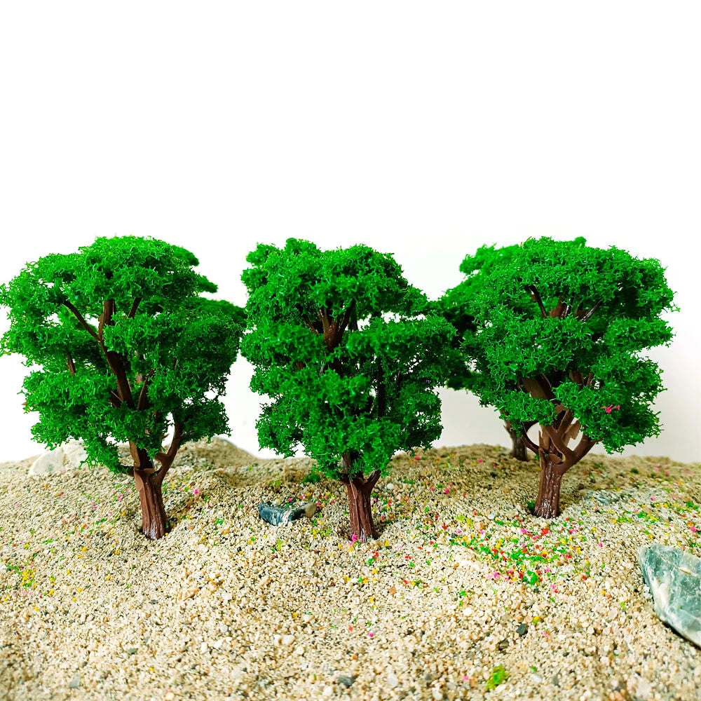 10Pc Tree Scenery Set for Wargame Architecture Railroads Trains