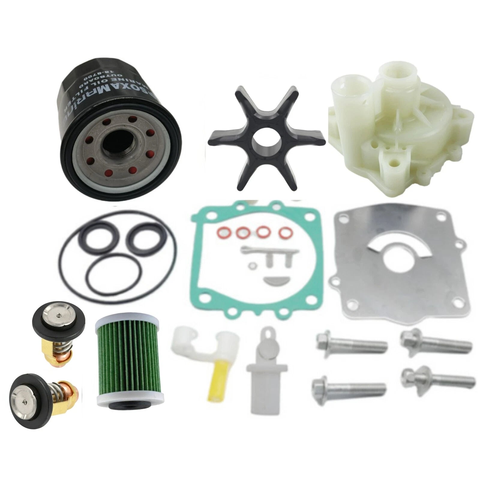 Maintenance Kit for Yamaha 200HP F200C 225HP F225B (2000–2023) 6E5-44352 18-3632
