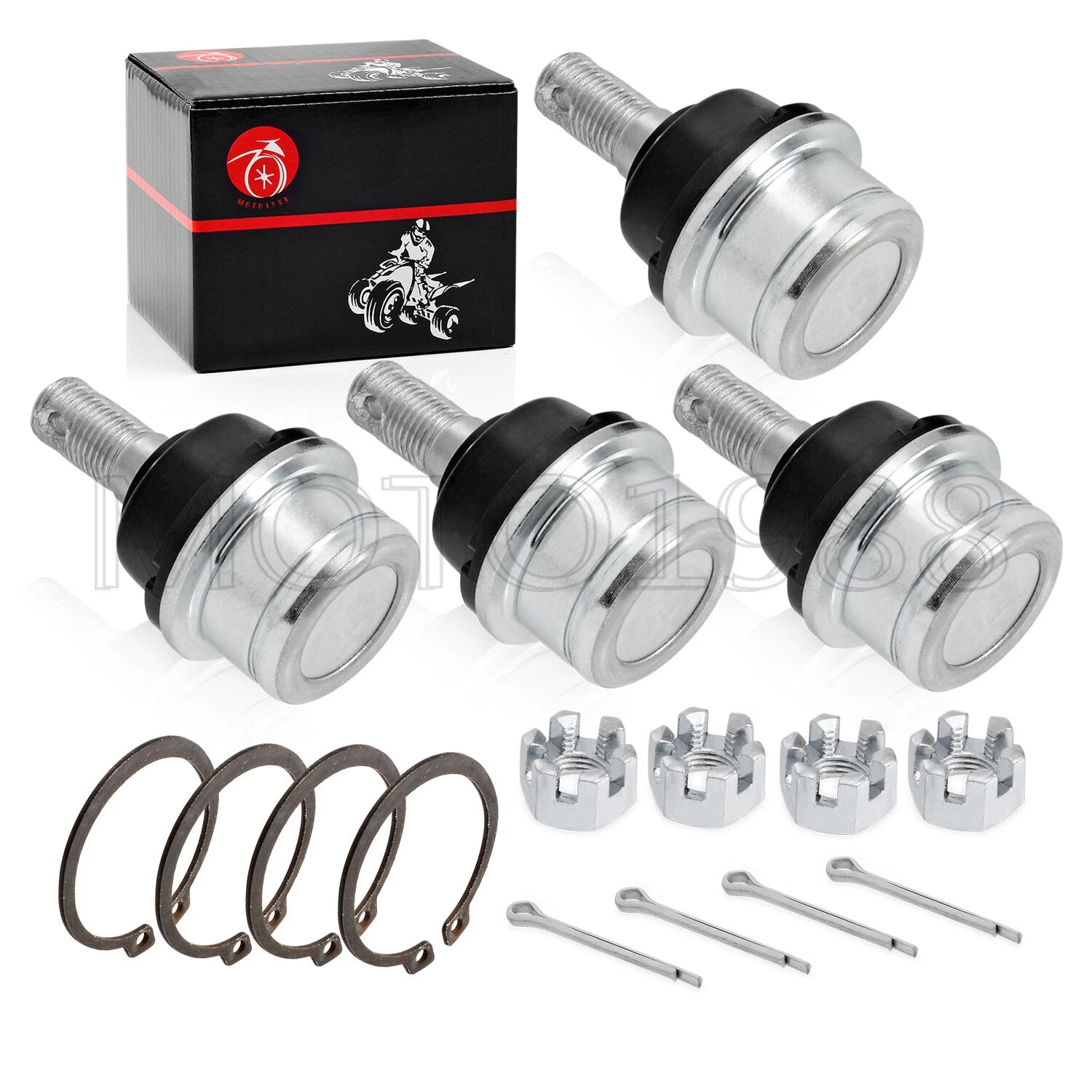 4X Front Lower Ball Joints for Honda Rancher 350 420 (51355-HP5-601, 51355-HC5-004)