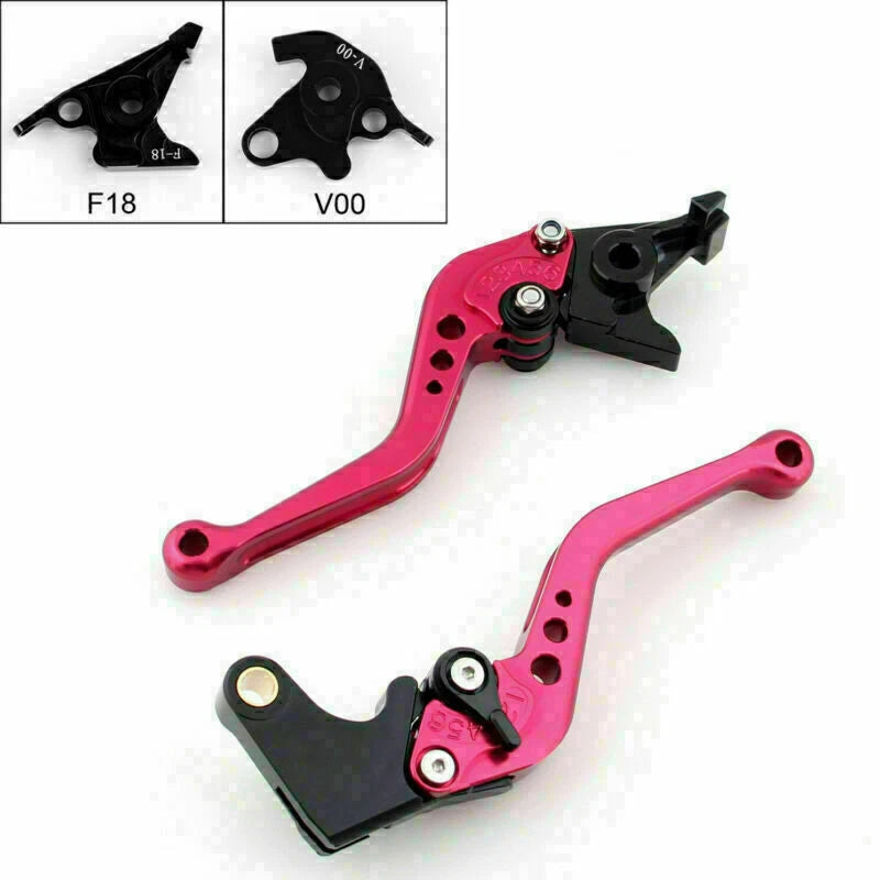 Brake Clutch Levers for Honda VFR750 VFR800 VTR1000F CBF1000 (Red T9)