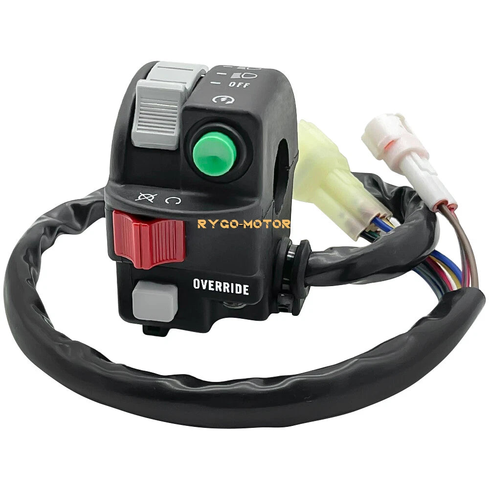 Left Handlebar Switch Start Stop Light Override for Yamaha Grizzly 700 (2007–2023)