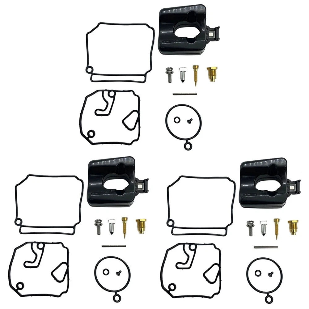 3X Carburetor Repair Kit for Yamaha 40-50HP Outboards (6H4-W0093-03-00)