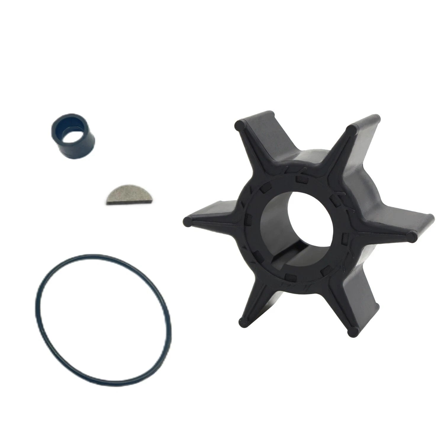Water Pump Impeller Kit for Yamaha 2-Stroke 30hp, 4-Stroke 25hp (61N-W0078-01)