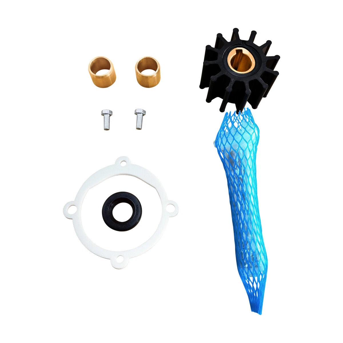 Water Pump Repair Kit with Impeller for Volvo Penta 875574 (Replaces Sierra 18-3205)