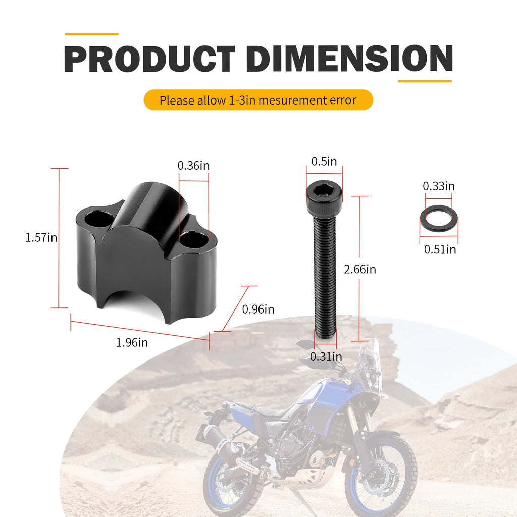 Handlebar Risers for 7/8" Bars (Universal Fit)