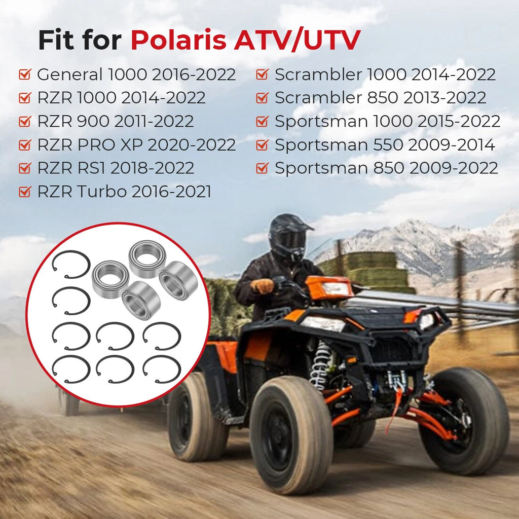 4X Wheel Bearings Kit for Polaris General 1000 / XP 4 1000 (2016–2022)