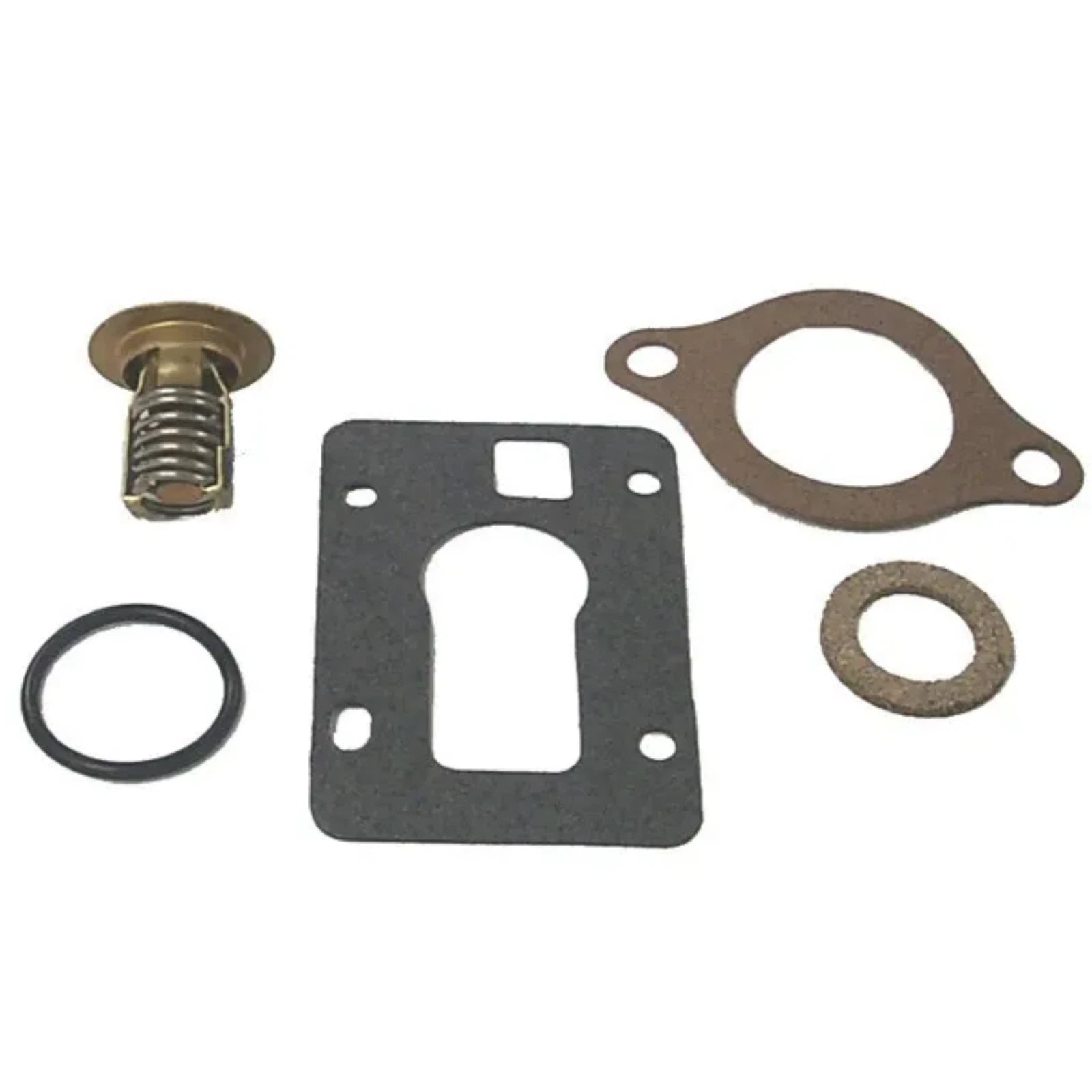 Thermostat Kit 160°F for OMC Sterndrive Cobra 5.0L 5.7L 7.5L (13430, 18-3653)