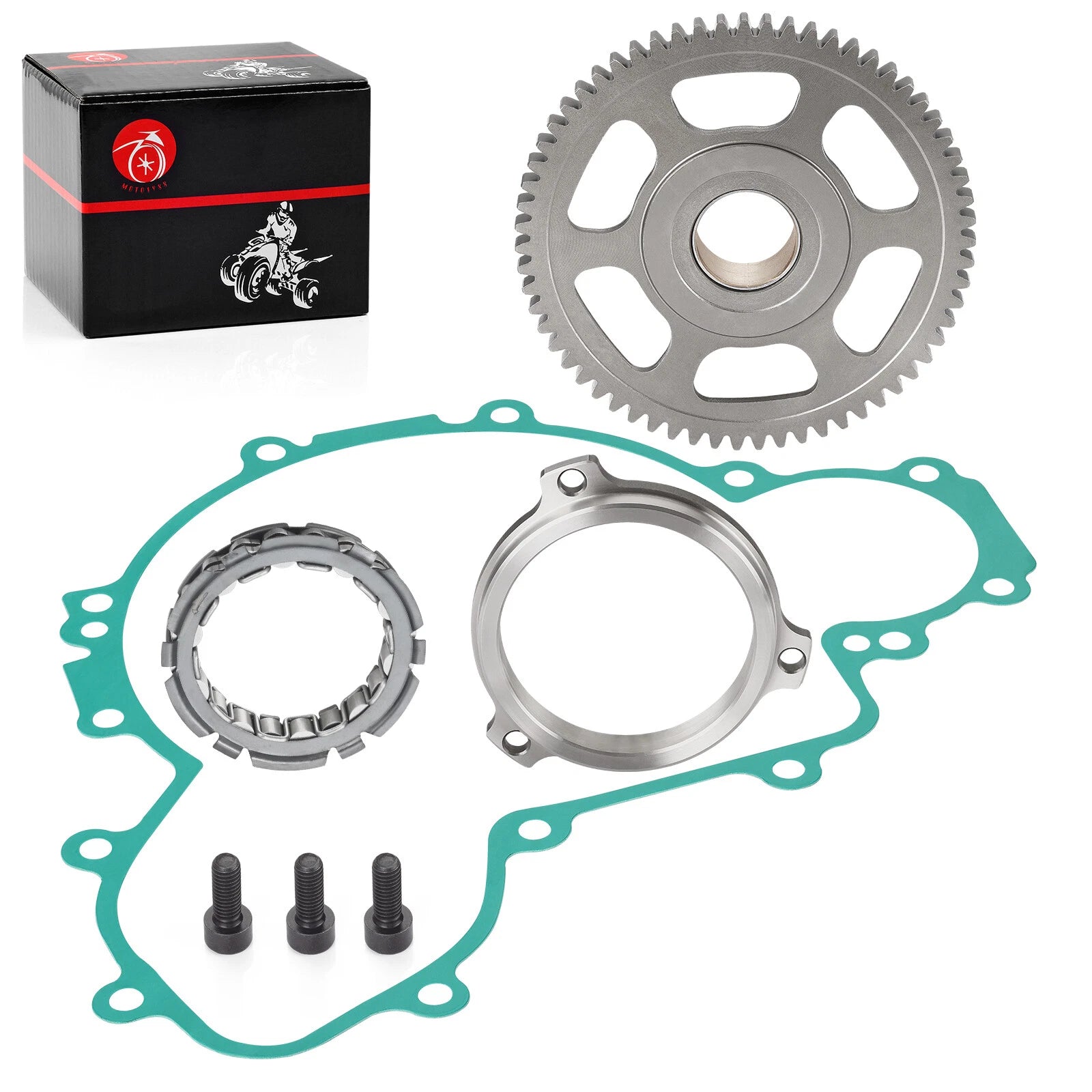 Starter Clutch Idler Gear Gasket Kit for Polaris RZR 4 XP 900 (2012)