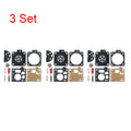 Set of 3 Carburetor Gasket Kit for STIHL MS380 MS381 (038) BING 48 1119 007 1062 BH23